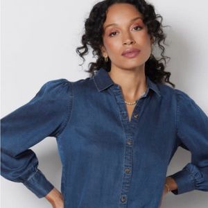 Rails Angelica, dark vintage denim shirt